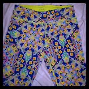 Active yoga workout pants capris